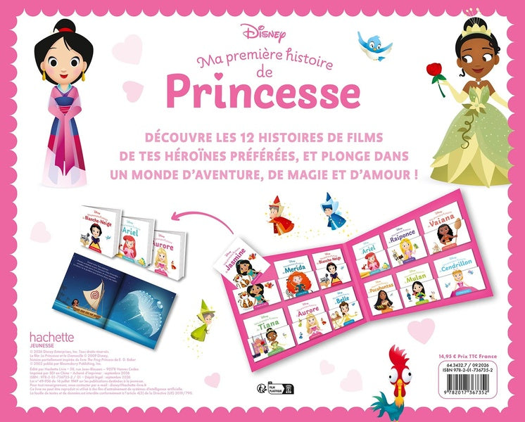 Disney Baby : Ma première histoire de Princesse : 12 livres