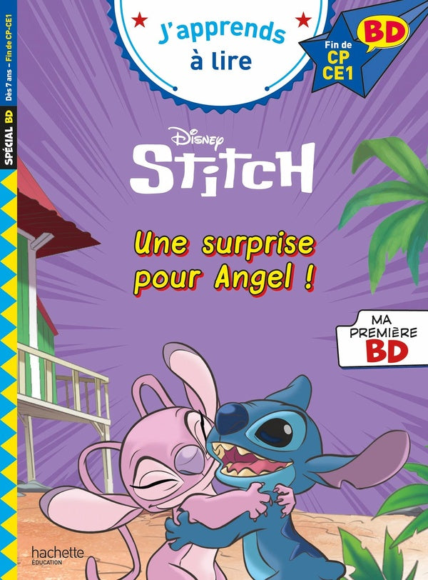J'apprends à lire : Disney BD ; Fin de CP, CE1 ; Lilo & Stitch : Une surprise pour Angel !