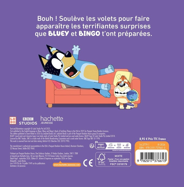 Bluey : L'effrayant livre de Bluey et Bingo
