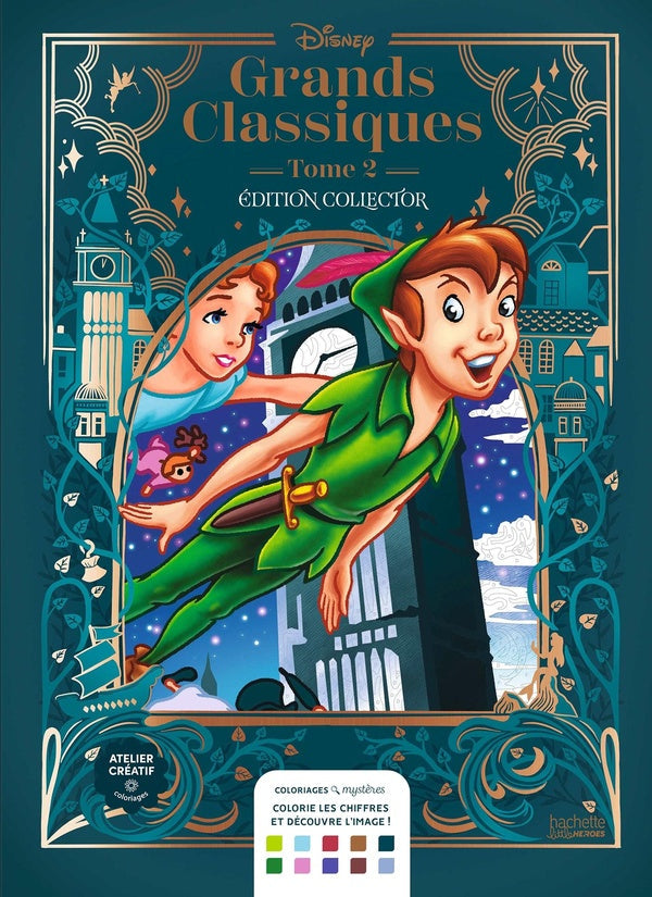 Atelier créatif ; Coloriages mystères : Grands classiques Disney Tome 2