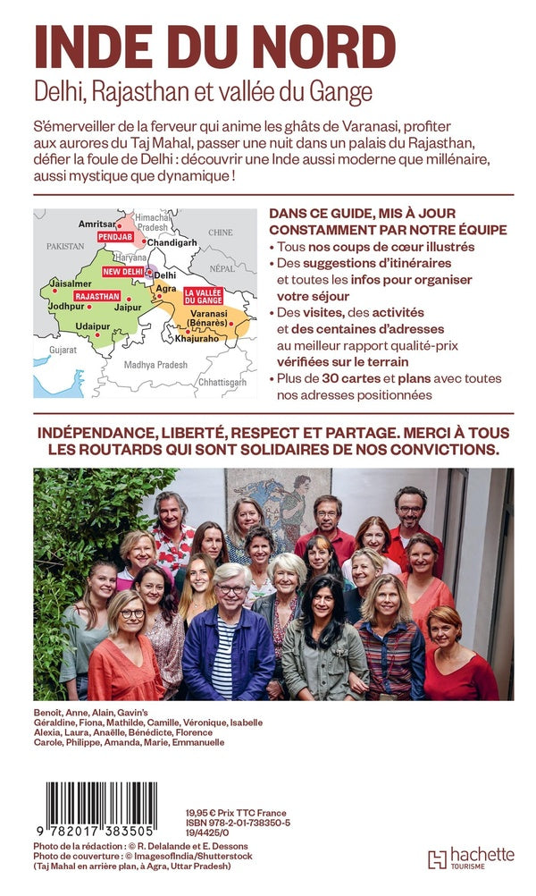 Guide du Routard : Inde du Nord, Delhi, Rajasthan et vallée du Gange (édition 2027/2028)
