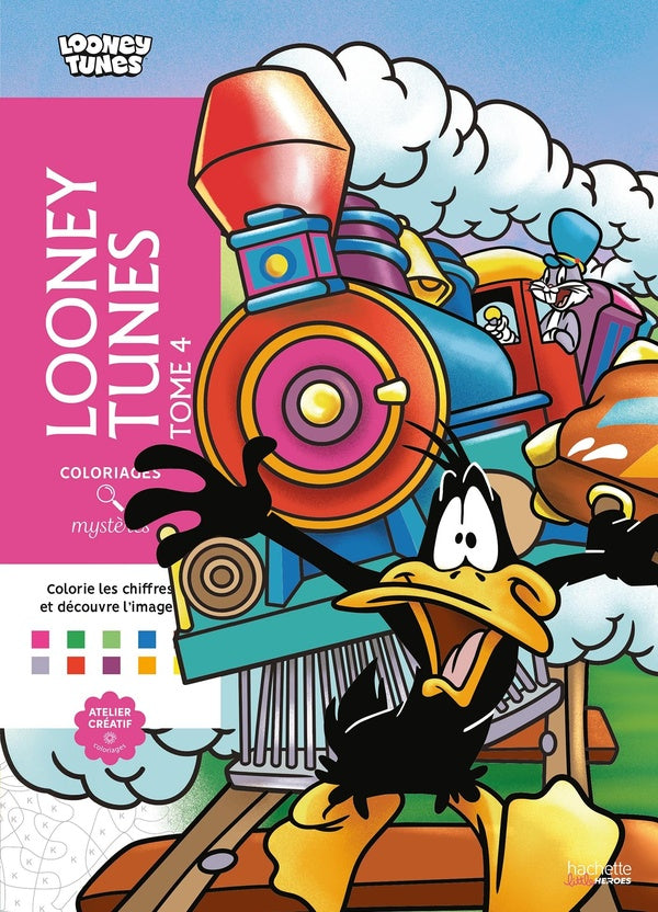 Atelier créatif ; Coloriages mystères : Looney Tunes Tome 4