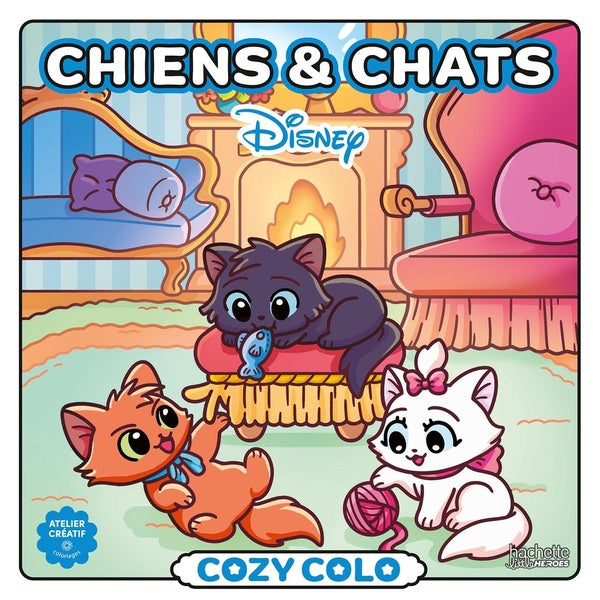 Atelier créatif : Cozy colo Disney : Chiens & Chats