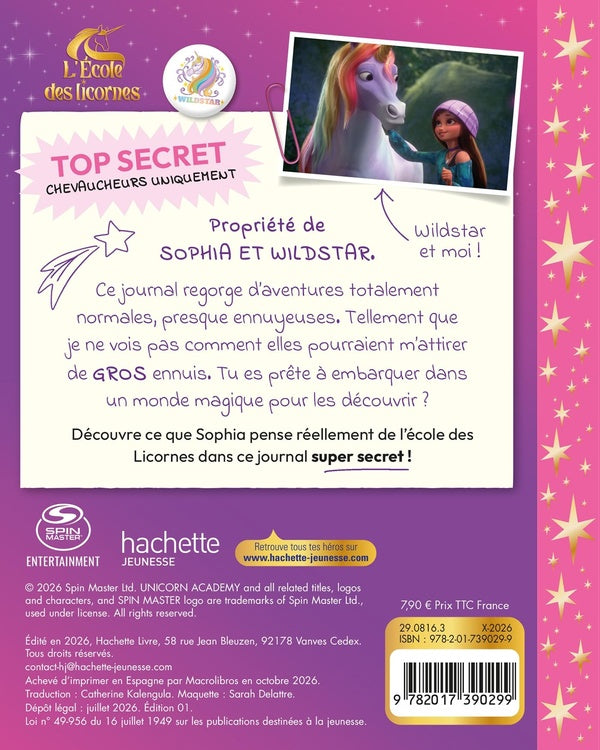 L'école des licornes : Mon journal secret