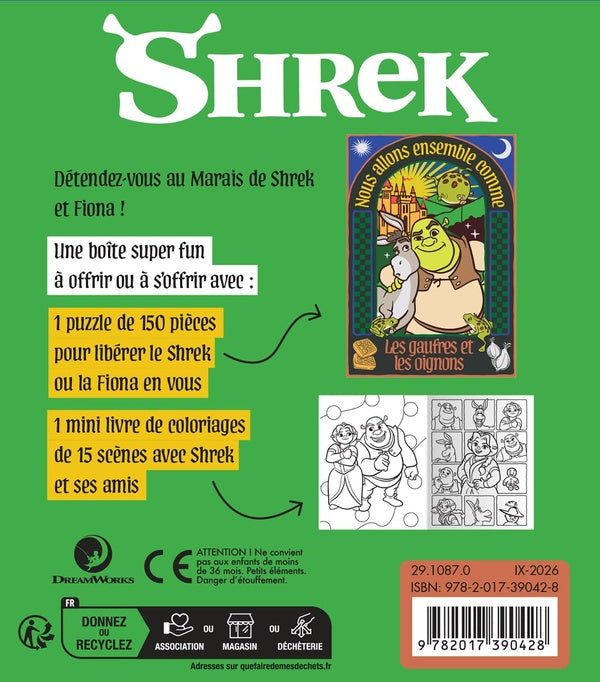Shrek : Les gaufres et les oignons ; Puzzle 150 pièces