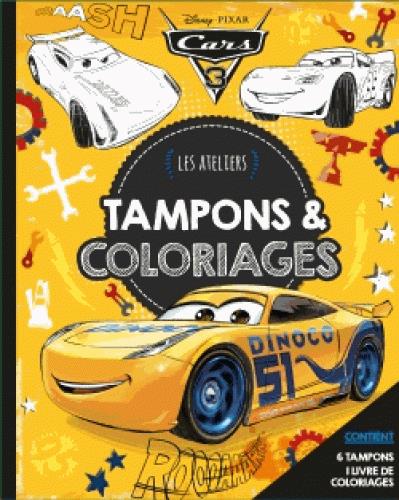 Les ateliers Disney : Cars 3 : coffret tampons et coloriages