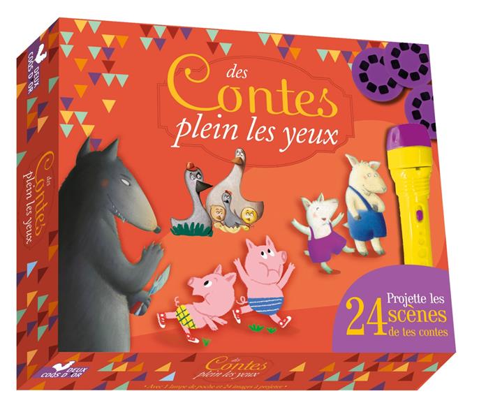 Des contes plein les yeux Tome 3 ; coffret lampe magique et flash code