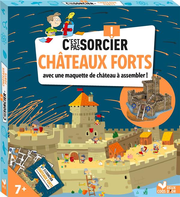 C'est pas sorcier ; chateaux forts ; avec une maquette de château à assembler !