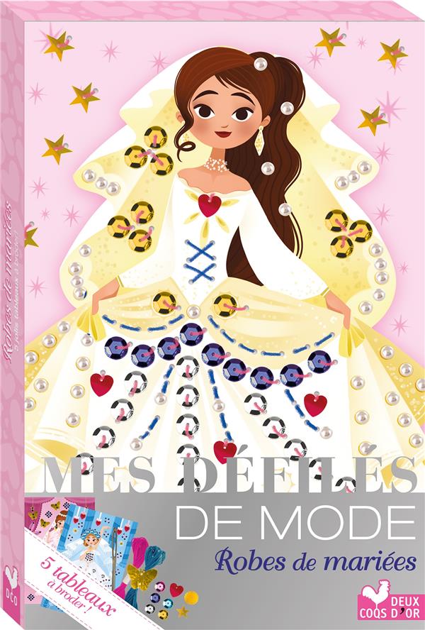Robes de mariée à broder ; boîte avec accessoires