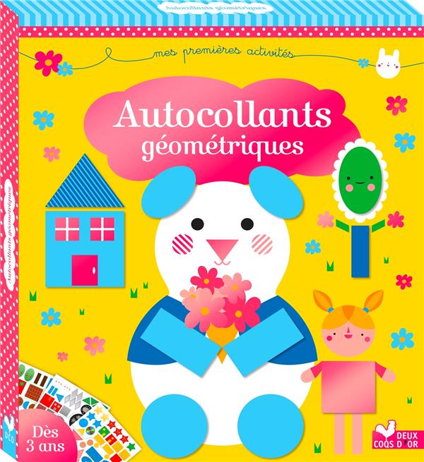 Autocollants geometriques - boite avec accessoires