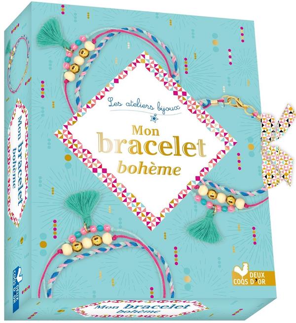 Mon bracelet bohème ; mini coffret avec accessoires