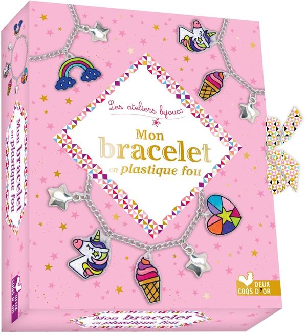 Mes  bracelet en plastique fou ; mini coffret avec accessoires