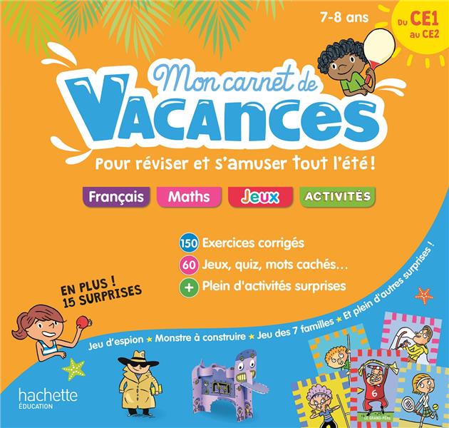 Mon carnet de vacances ; du CE1 au CE2
