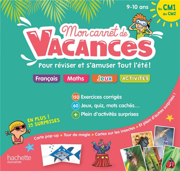 Mon carnet de vacances ; du CM1 au CM2