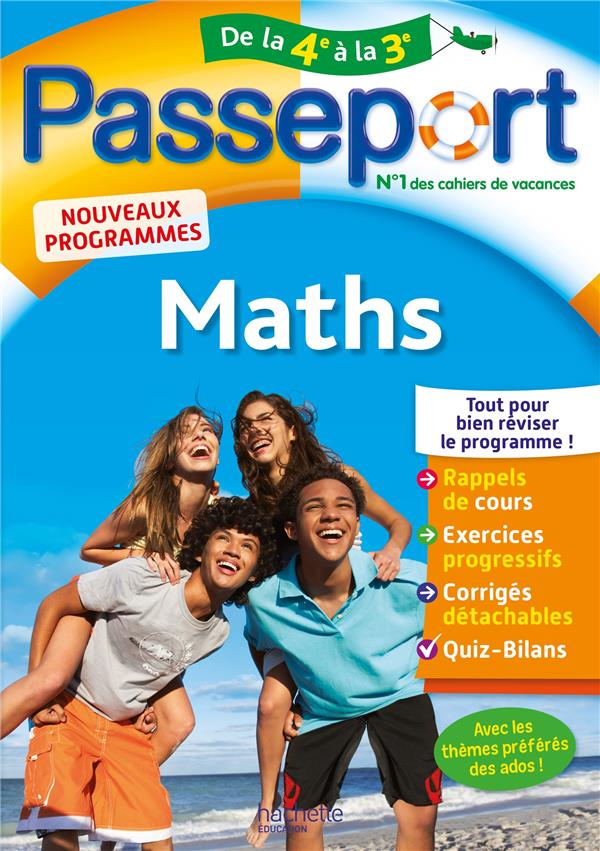 Passeport : maths ; de la 4e à la 3e