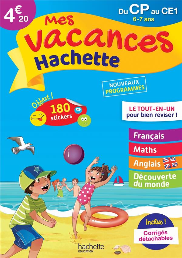 Mes vacances Hachette : du CP au CE1