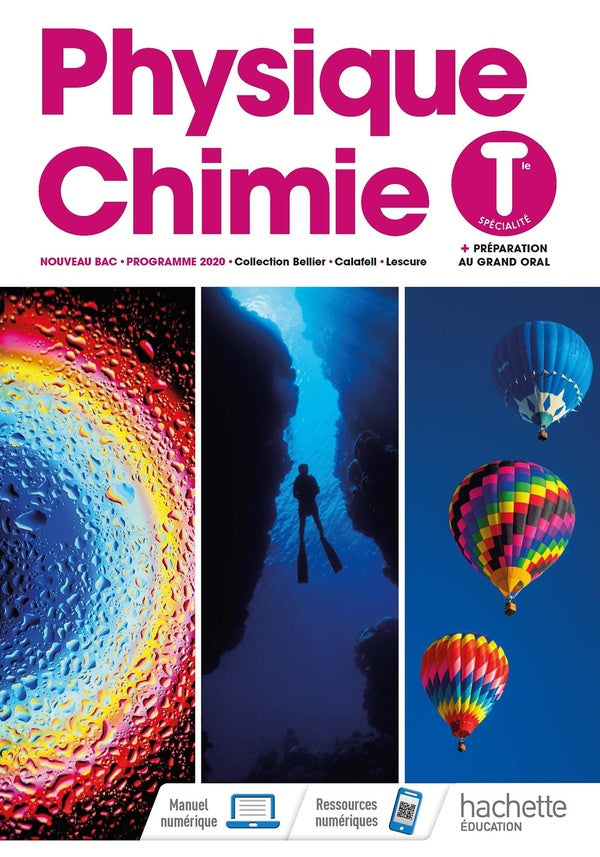 Physique-chimie ; terminale ; livre élève (édition 2020)