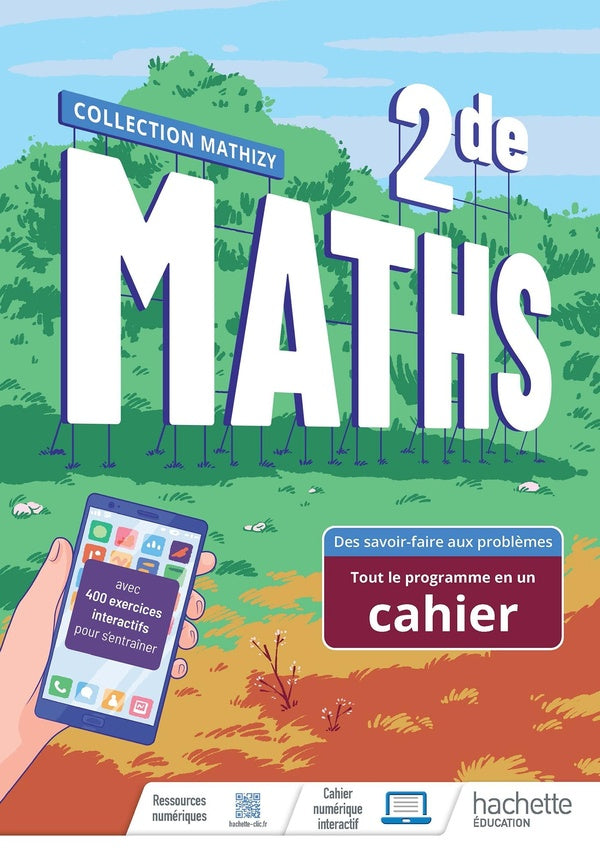 Mathématiques ; 2de ; livre cahier