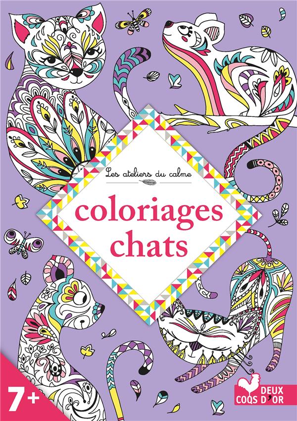 Les ateliers du calme : coloriages chats