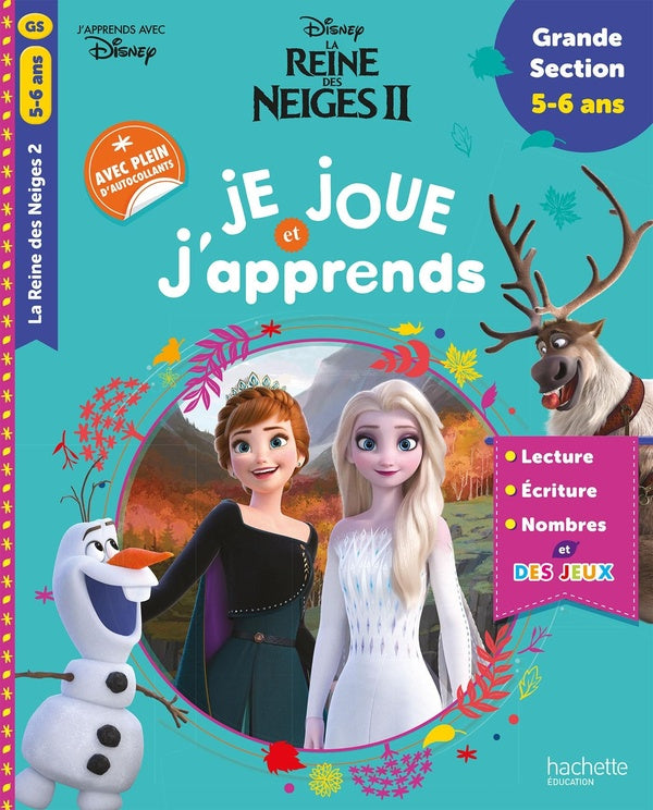 Je joue et j'apprends avec : la Reine des Neiges 2
