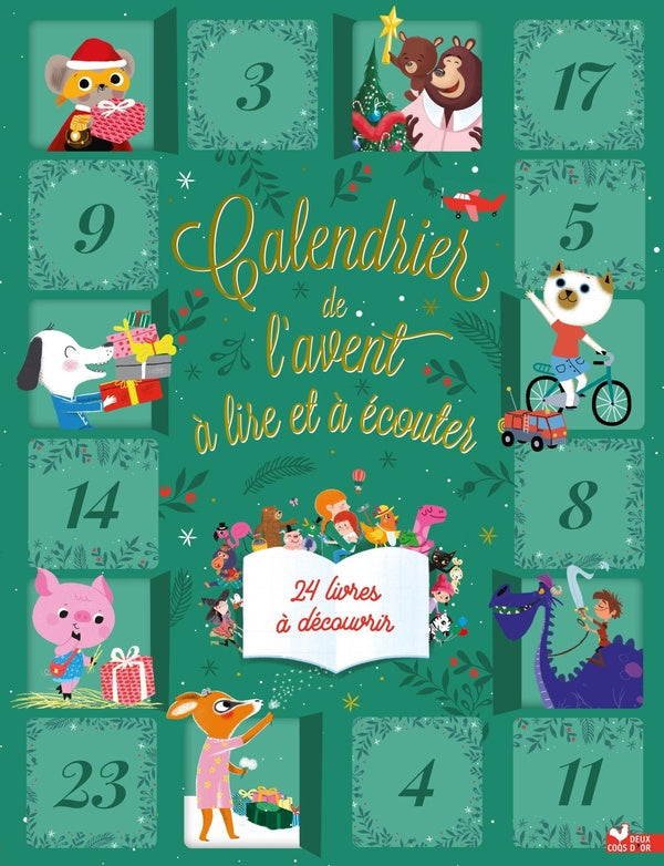 Calendrier de l'avent à lire et à écouter : 24 livres à découvrir