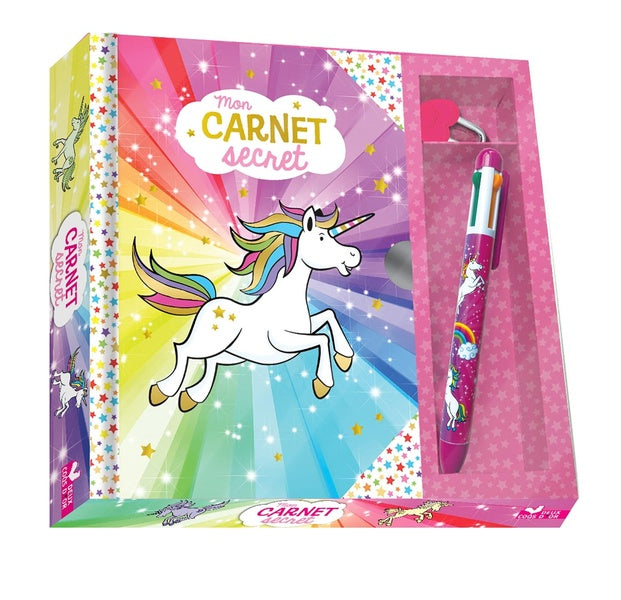 Mon carnet secret licorne