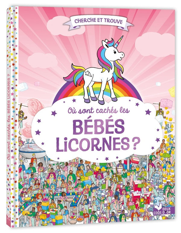 Cherche et trouve : Où sont cachés les bébés licornes ?