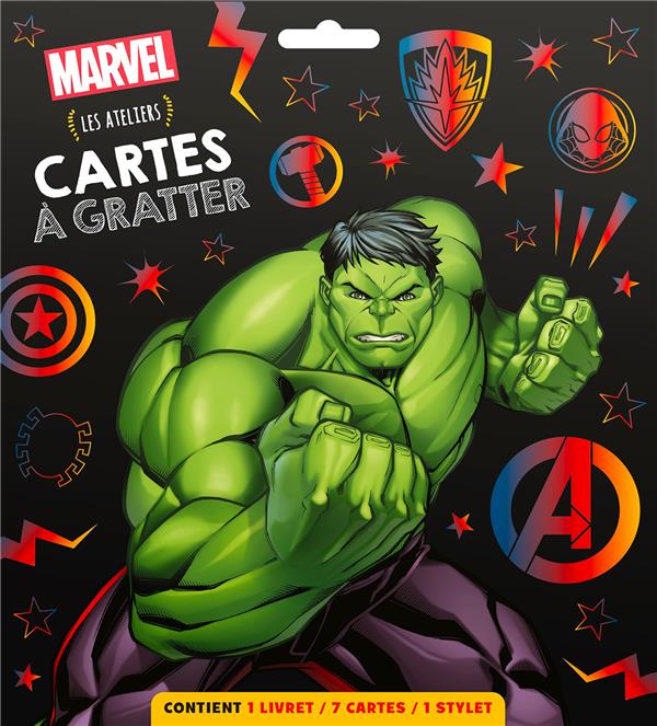 Les ateliers Disney : Cartes à gratter : Super-héros