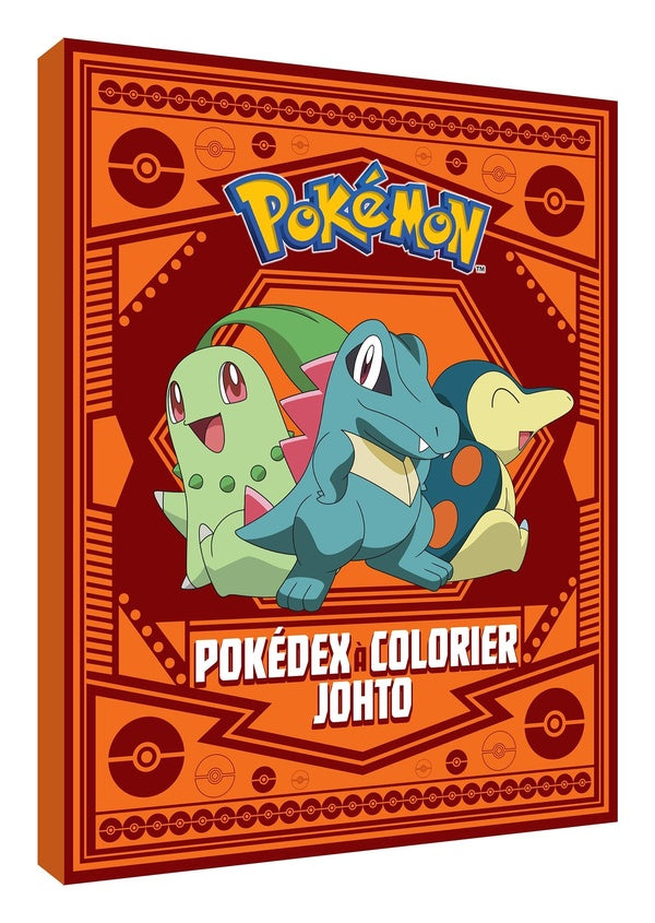 Pokémon : Pokédex à colorier Johto