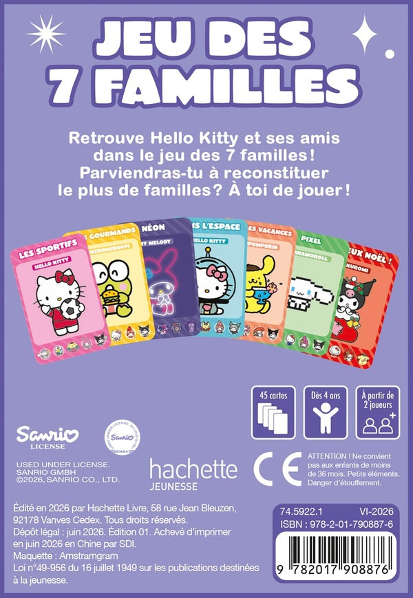 Hello Kitty : hello Kitty : Jeu des 7 familles