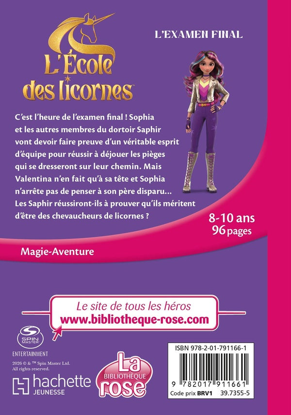 L'école des licornes (La série TV) Tome 16 : L'examen final