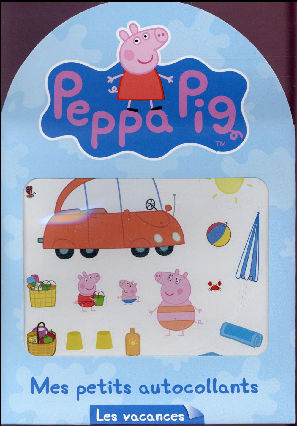 Mes petits autocollants : Peppa Pig : les vacances