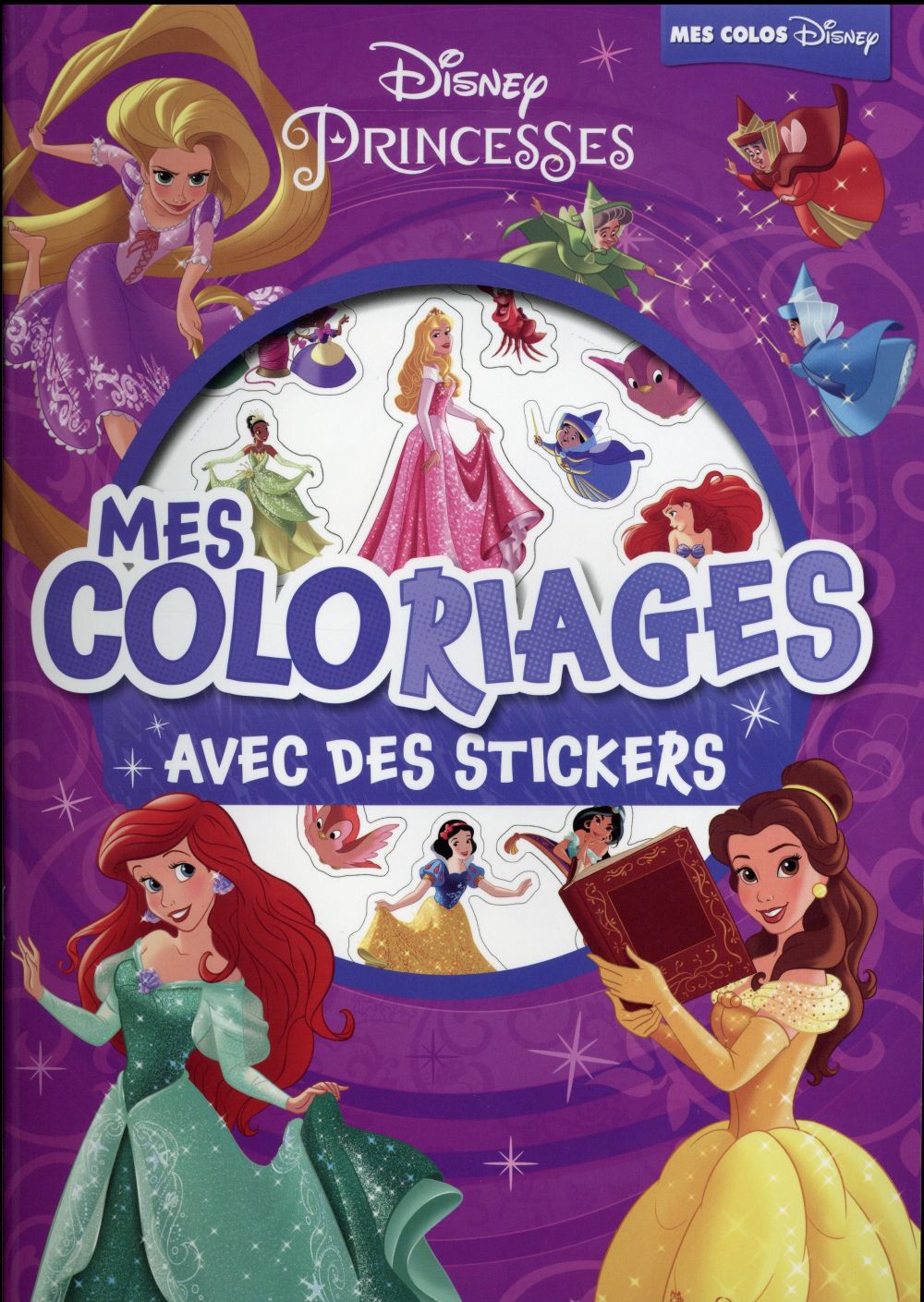 Princesses ; mes colos avec stickers