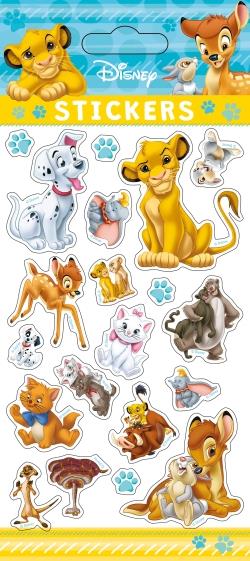 Classique animaux ; sticker sheet puffy
