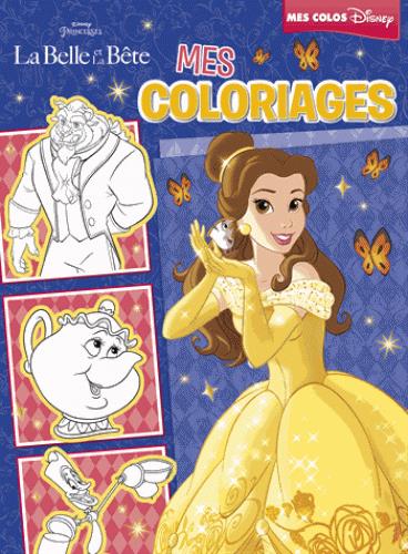 Mes coloriages : la belle et la bête