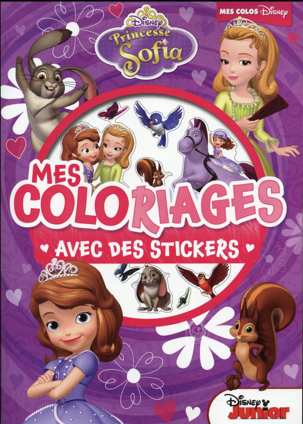 Princesse Sofia : mes coloriages avec stickers