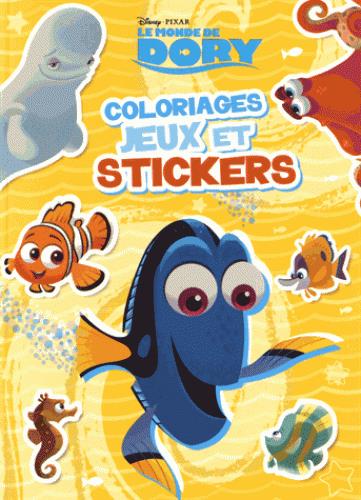 Le Monde de Dory : coloriages, jeux et stickers