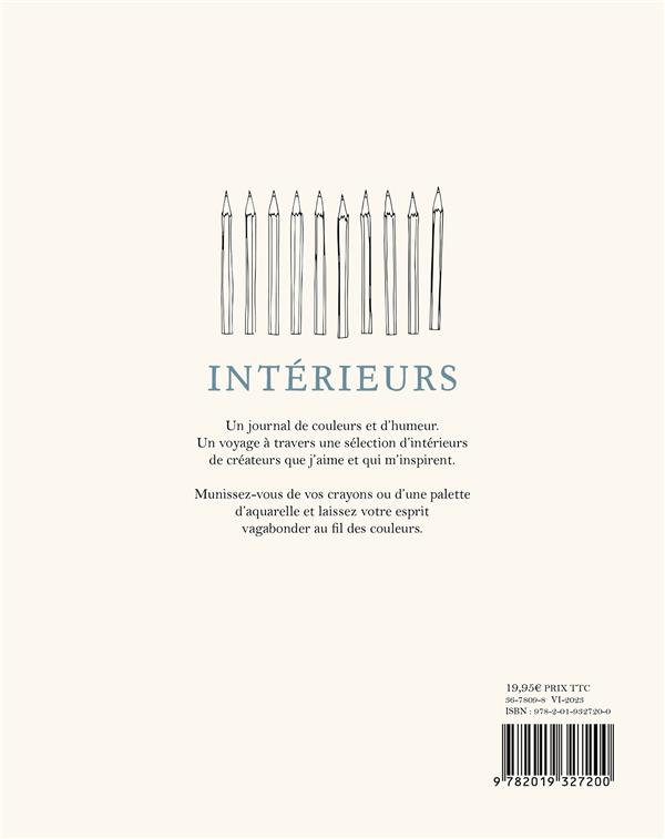 Intérieurs : une collection d'intérieurs de créateurs à colorier