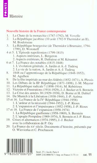 Les Débuts de la IIIe République 1871-1898