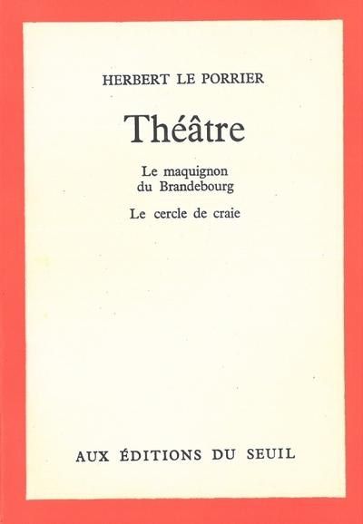 Theatre - le maquignon de brandebourg. le cercle de craie