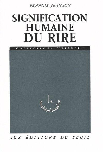 Signification humaine du rire