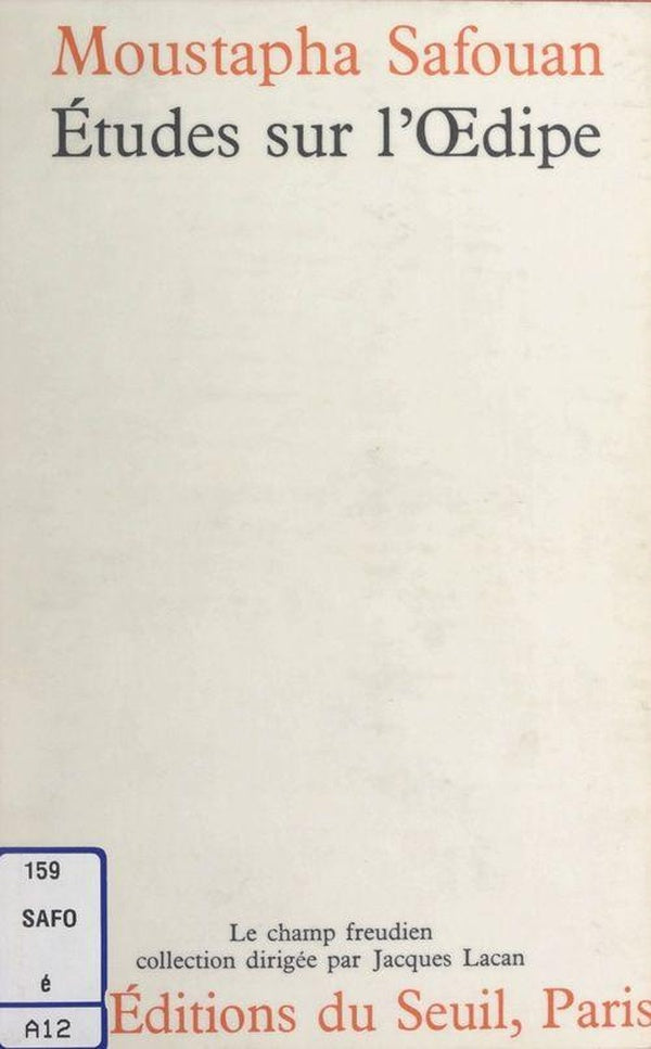 Etudes sur l'oedipe. introduction a une theorie du sujet