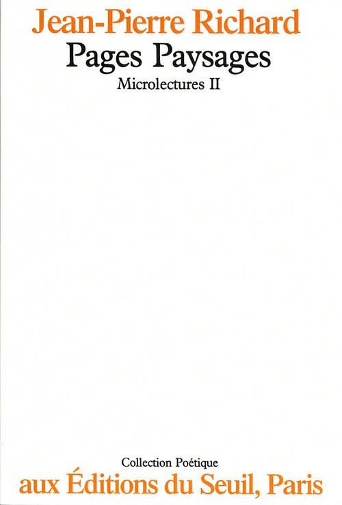 Revue poétique : microlectures Tome 2