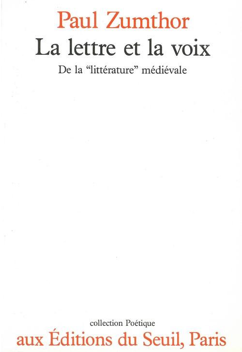 Revue poétique : la lettre et la voix