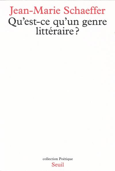 POETIQUE : qu'est-ce qu'un genre littéraire ?