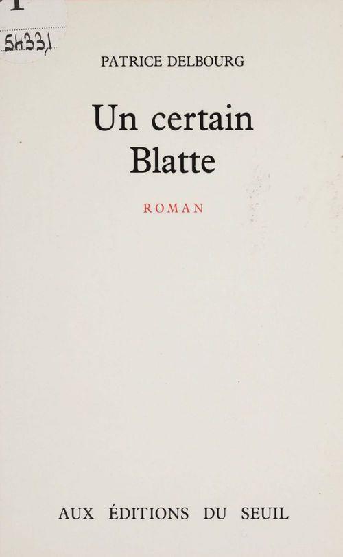 Un certain blatte
