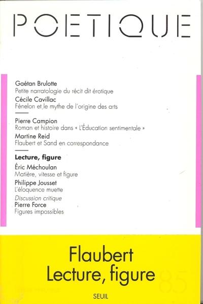 POETIQUE n.85 : Flaubert lecture