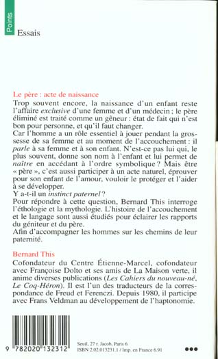 Le pere : acte de naissance