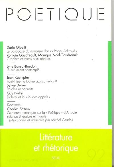POETIQUE n.92