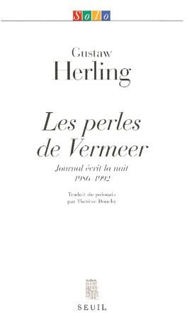 Les perles de Vermeer ; journal écrit la nuit, 1986-1992